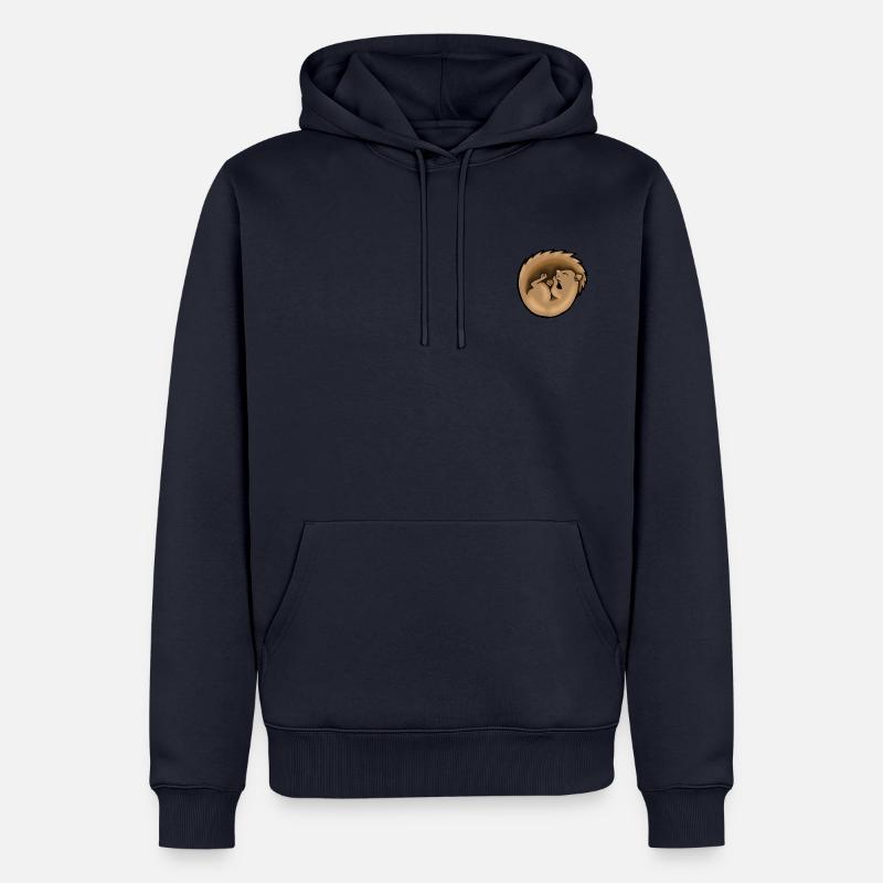Schlafendes Eichhörnchen - Männer Premium Bio Hoodie - Navy