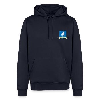 Ted Lasso A.F.C Richmond Kleines Logo - Männer Premium Bio Hoodie - Navy - Vorne - Nico (187cm)