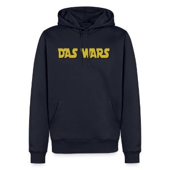 c'était ça - Sweat à capuche Premium bio Homme - bleu marine - Devant - Nico (187cm)