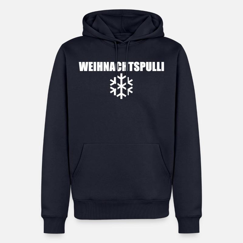 Weihnachtspulli Weihnachtspullover Geschenk Idee - Männer Premium Bio Hoodie - Navy