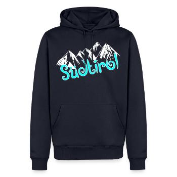 South tyrol - Men’s Premium Organic Hoodie - navy - Front - Nico (187cm)