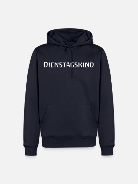 Dienstagskind - Männer Premium Bio Hoodie - Navy
