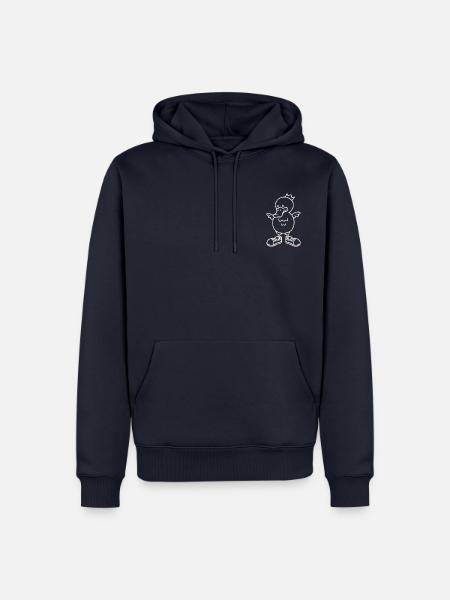 Anti-Zoo One White - Männer Premium Bio Hoodie - Navy