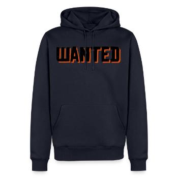 Wanted Red Dead Redemption - Männer Premium Bio Hoodie - Navy - Vorne - Nico (187cm)