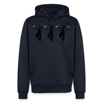 Horon dance - Men’s Premium Organic Hoodie - navy - Front - Nico (187cm)