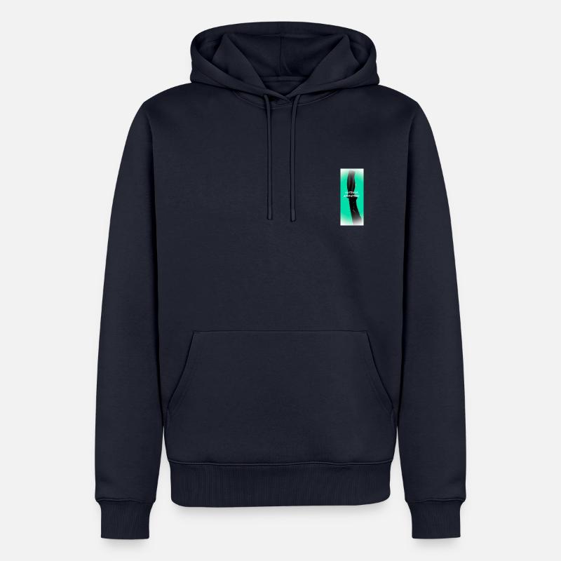 DDF7B951 00CF 47CD AAE4 3D6BD94BA1C8 - Männer Premium Bio Hoodie - Navy