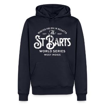 St Barts Winter-Premium-Regatta - Männer Premium Bio Hoodie - Navy - Vorne - Nico (187cm)