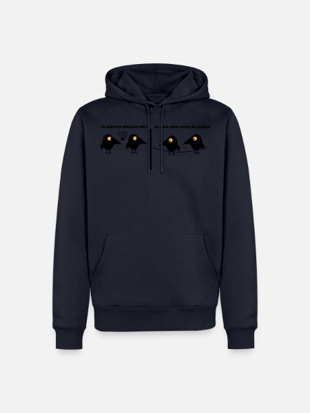 neue Verbindung der Raben - Männer Premium Bio Hoodie - Navy