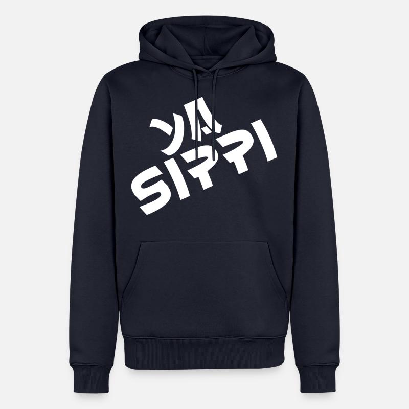Ya Sippi - Männer Premium Bio Hoodie - Navy