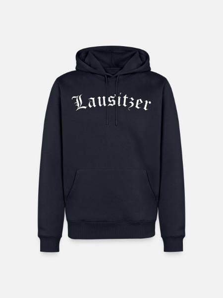 Lausitzer - Männer Premium Bio Hoodie - Navy