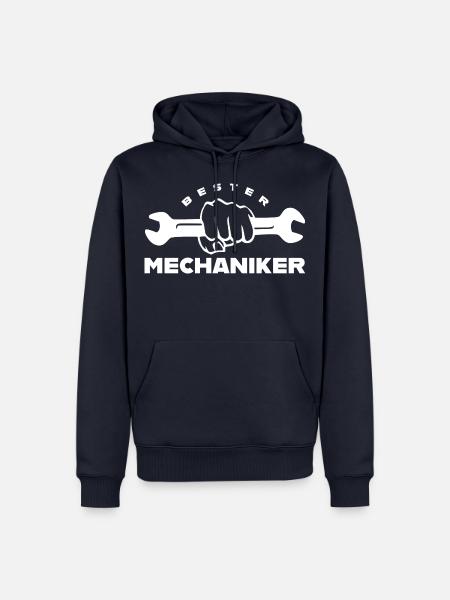 Bester Mechaniker - Männer Premium Bio Hoodie - Navy