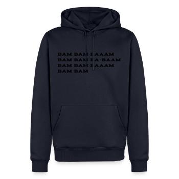 Smoke on the Water Intro Gitarrenriff - Männer Premium Bio Hoodie - Navy - Vorne - Nico (187cm)