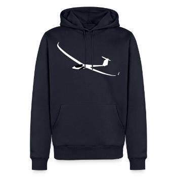 js1 Glider Glider Glider Pilot Pilot - Men’s Premium Organic Hoodie - navy - Front - Nico (187cm)