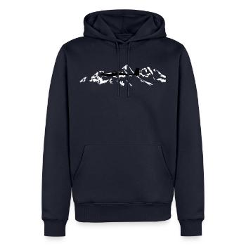 Pilote de planeur planeur volant pilote de planeur - Sweat à capuche Premium bio Homme - bleu marine - Devant - Nico (187cm)