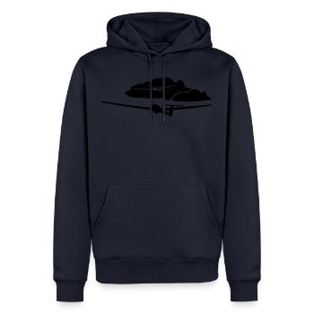 Glider Glider Glider Pilot Pilot - Men’s Premium Organic Hoodie - navy - Front - Nico (187cm)