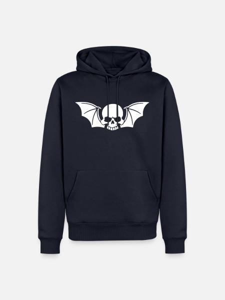 Wings Logo - Männer Premium Bio Hoodie - Navy