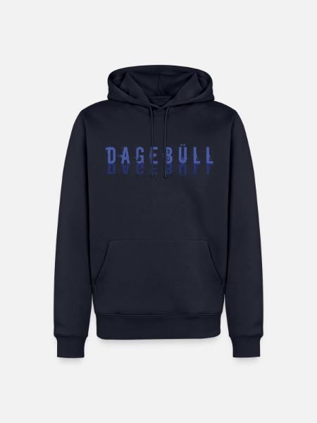 Dagebüll gespiegelt - Männer Premium Bio Hoodie - Navy
