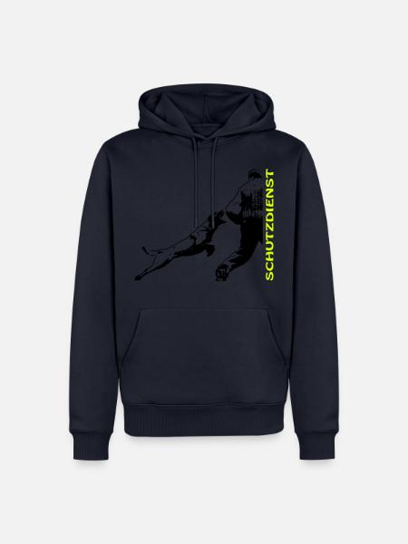 Schutzdienst Mali im Absprung - Männer Premium Bio Hoodie - Navy