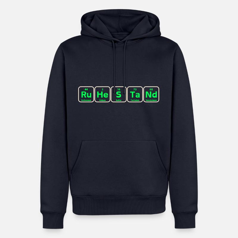 Ruhestand - Männer Premium Bio Hoodie - Navy