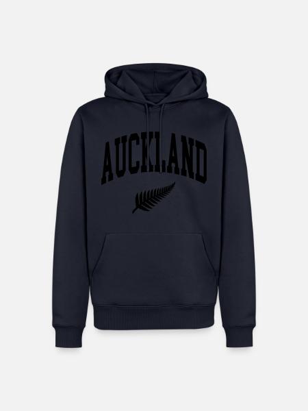 Auckland - Männer Premium Bio Hoodie - Navy