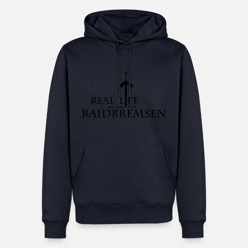 raidbremsen - Männer Premium Bio Hoodie - Navy