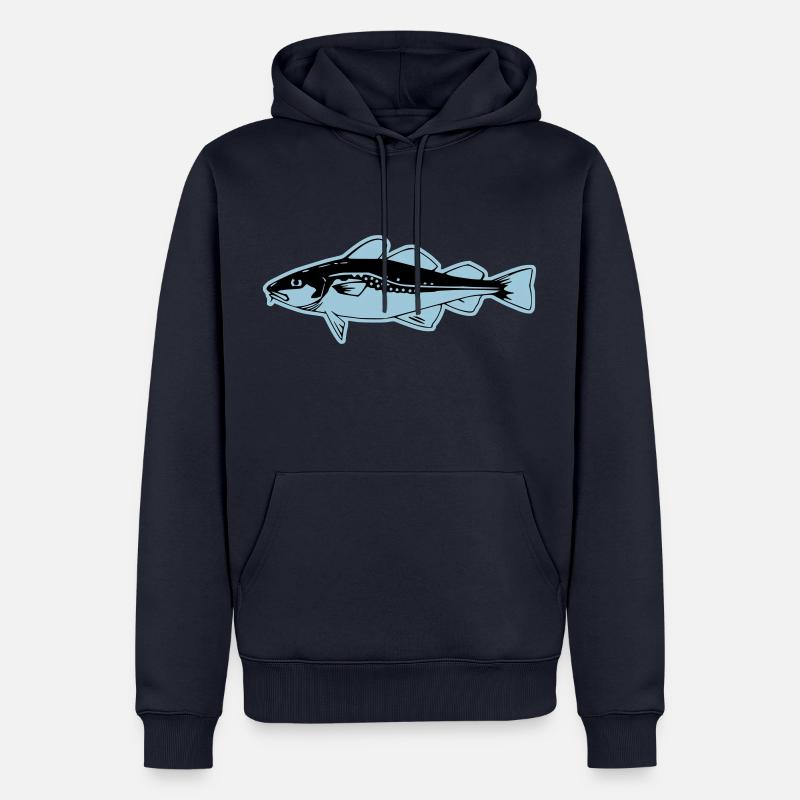 , Morue, morue - Sweat à capuche Premium bio Homme - undefined