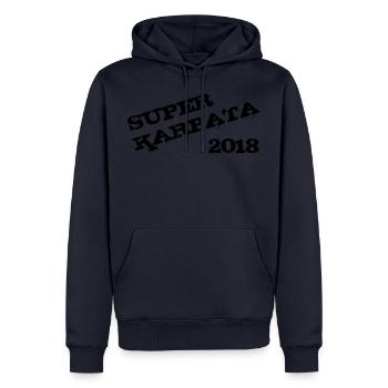 Super Karpata 2018 - Men’s Premium Organic Hoodie - navy - Front - Nico (187cm)