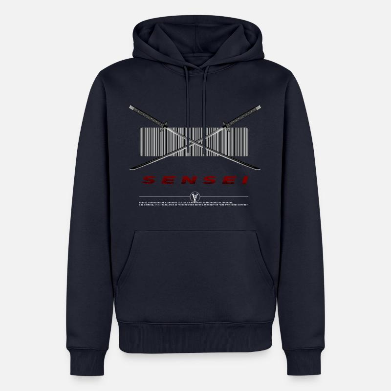 Sensei - Sweat à capuche Premium bio Homme - bleu marine
