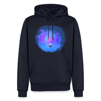 Octopus - Men’s Premium Organic Hoodie - navy - Front - Nico (187cm)