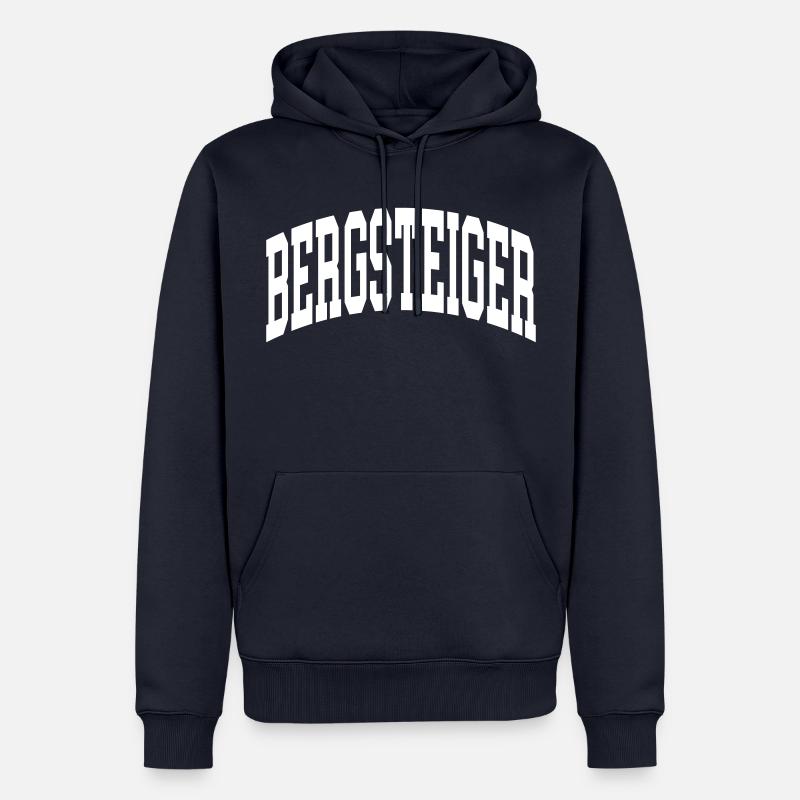 Bergsteiger - Männer Premium Bio Hoodie - Navy