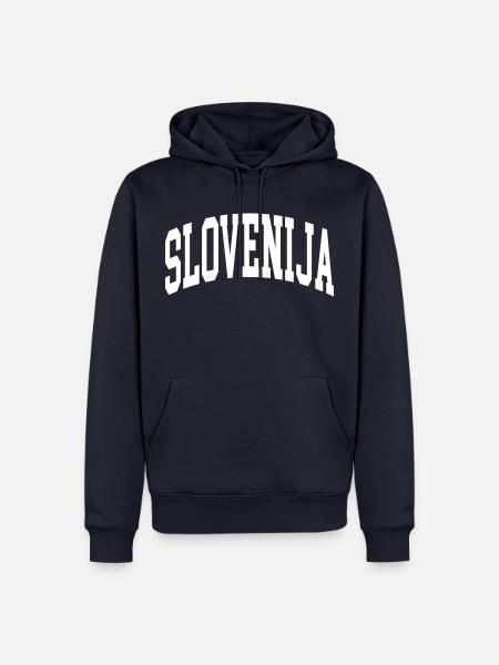Slowenien - Männer Premium Bio Hoodie - Navy