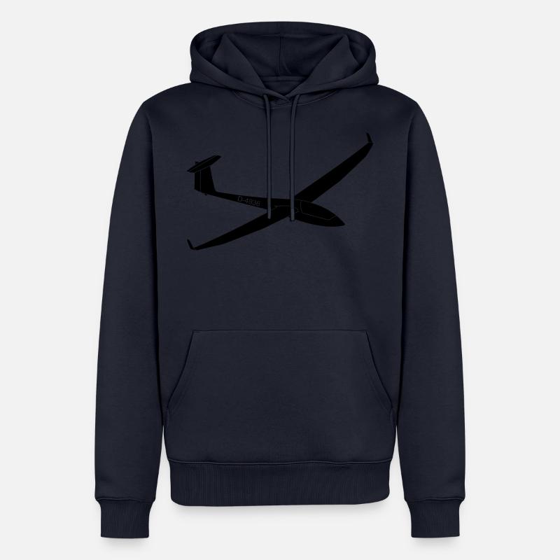 discus cs d4936 2 - Sweat à capuche Premium bio Homme - bleu marine