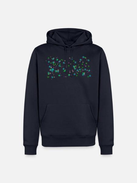 star - Men’s Premium Organic Hoodie - navy