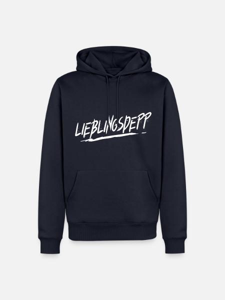Lieblingszicke Lieblingsdepp Pärchen Partnerlook - Männer Premium Bio Hoodie - Navy