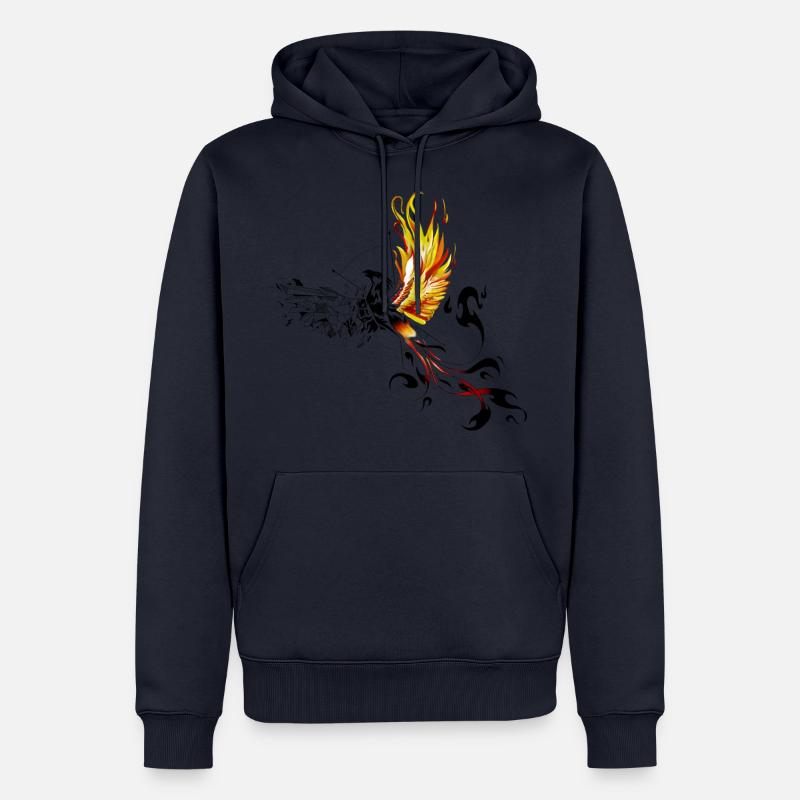 Phoenix - Männer Premium Bio Hoodie - Navy