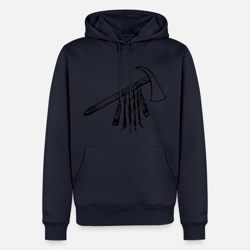 Tomahawk - Männer Premium Bio Hoodie - Navy