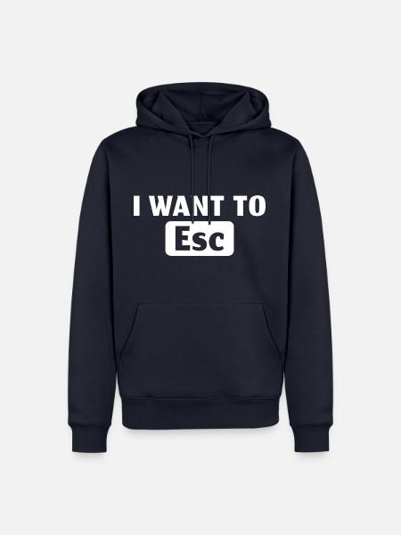 Programmierer Nerd Informatiker - Männer Premium Bio Hoodie - Navy