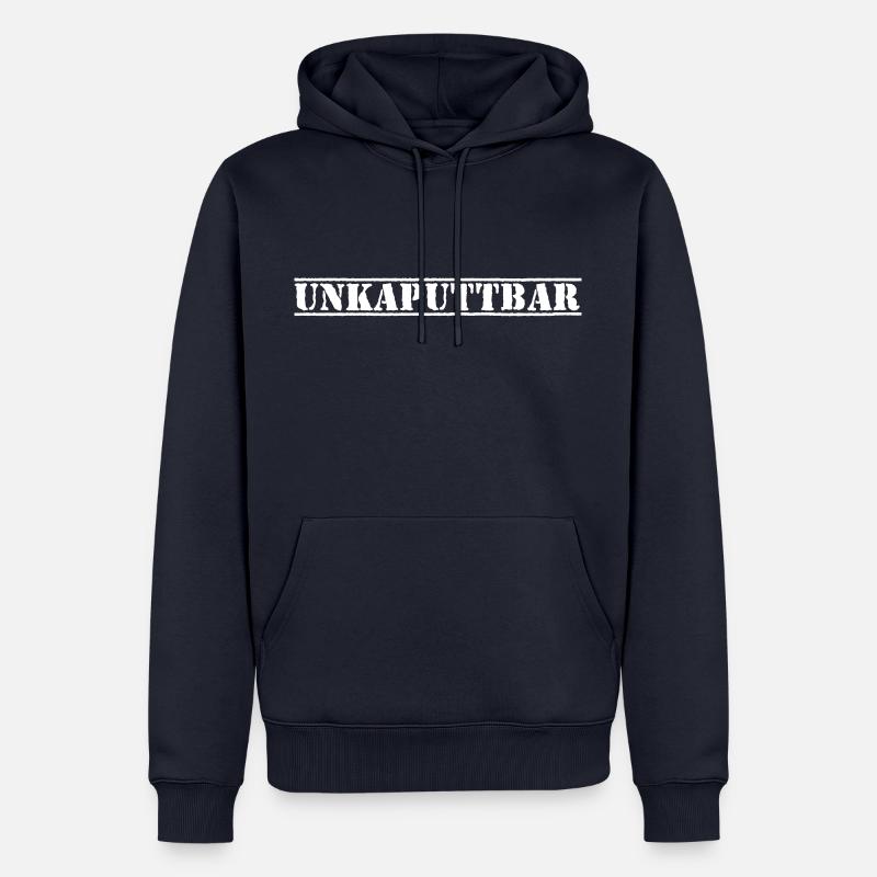 unkaputtbar - Männer Premium Bio Hoodie - Navy