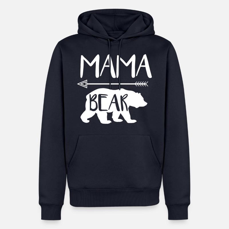 Mama Bear - Männer Premium Bio Hoodie - Navy