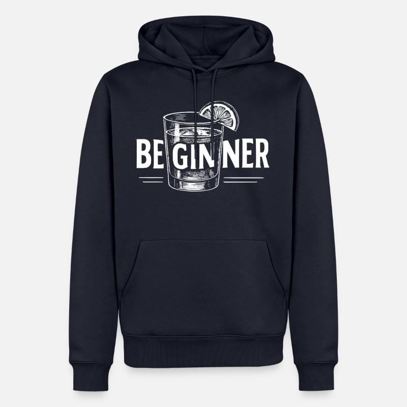 Beginner: Perfekte Geschenkidee für Anfänger! - Männer Premium Bio Hoodie - Navy