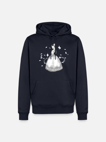 Prinzessin Mädchen - Männer Premium Bio Hoodie - Navy