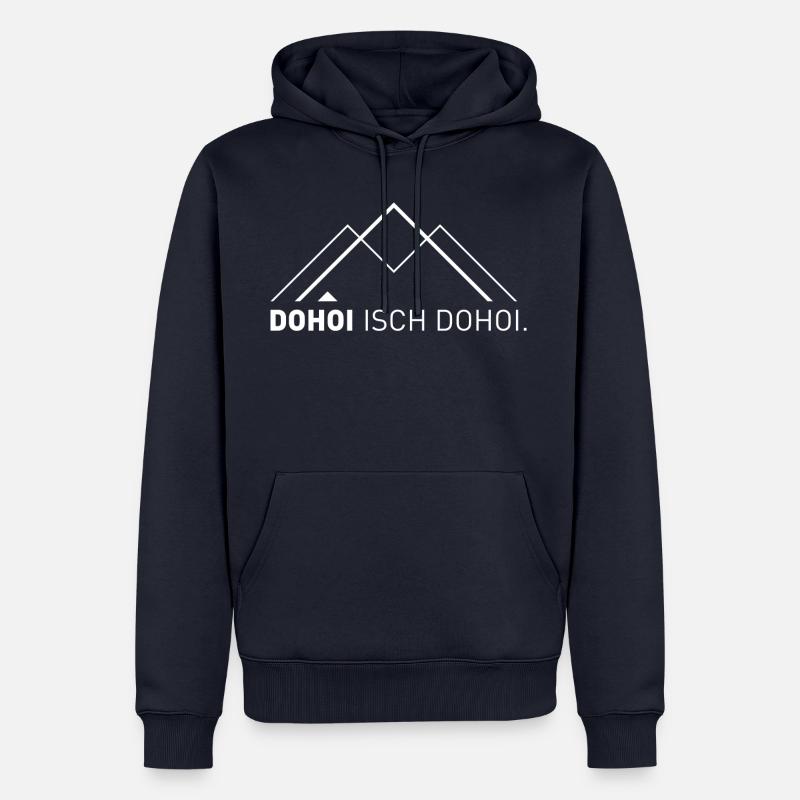 Dohoi isch dohoi - Sweat à capuche Premium bio Homme - bleu marine