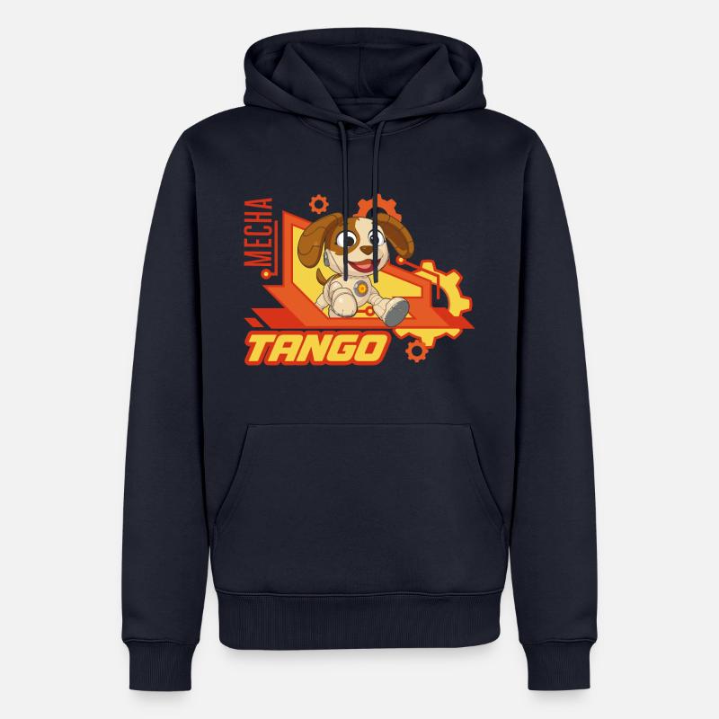 Mecha Builders Mecha Tango - Sweat à capuche Premium bio Homme - bleu marine
