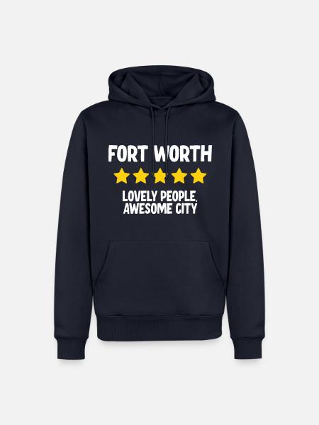 Fort Worth - Men’s Premium Organic Hoodie - navy