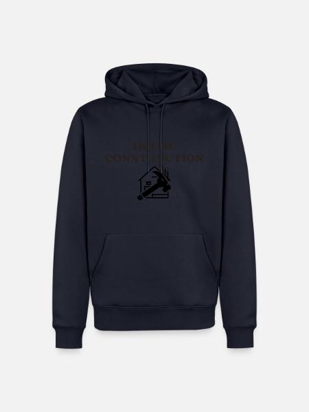 House Construction / Team Hausbau - Männer Premium Bio Hoodie - Navy
