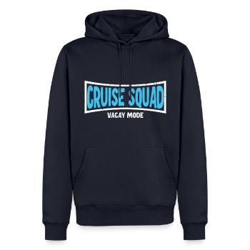 Vacay Squad Familienurlaub - Männer Premium Bio Hoodie - Navy - Vorne - Nico (187cm)