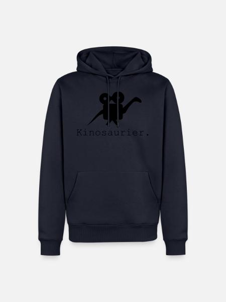 lustig nerd geek, geschenkidee, Kinosaurier - Männer Premium Bio Hoodie - Navy