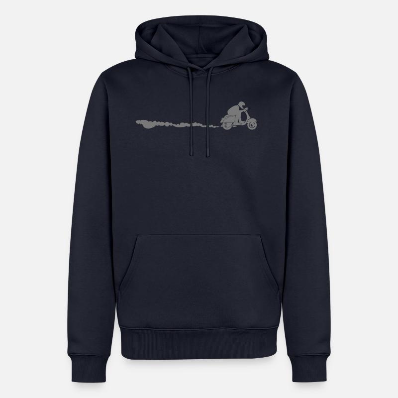 Chauffeur - Sweat à capuche Premium bio Homme - bleu marine