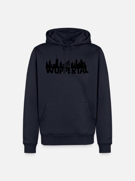 Wuppertal skyline - Men’s Premium Organic Hoodie - navy