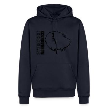 STEIRIC RAUHHAARBRACKE PROFILE - Men’s Premium Organic Hoodie - navy - Front - Nico (187cm)